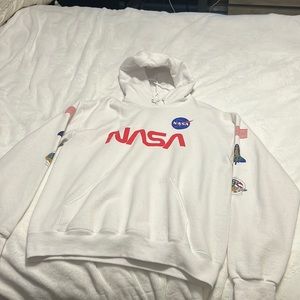 White nasa hoodie, good material very comfortable and in good condition